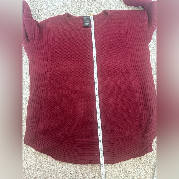 Design History Burgundy Crew Neck Sweater Soft Knit Pullover L - Picture 5 of 5